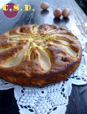 Cake break, per questa sera una torta con le pere e il mascarpone...