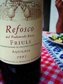 Refosco dal Peduncolo Rosso Aquilea DOC