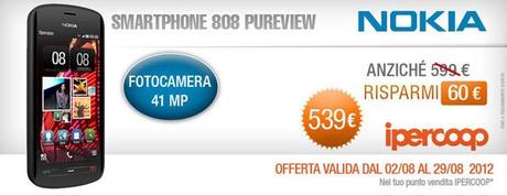Nokia 808 PureView abbassa il prezzo nelle Ipercoop