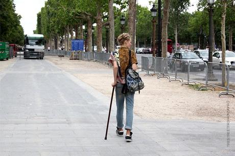 In the Street... Model off Duty Hanne Gaby