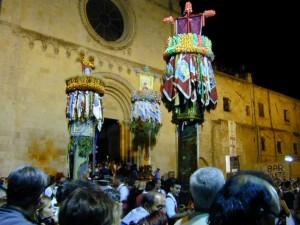 Sassari Discesa dei candelieri Pronta “arrostita dei candelieri’