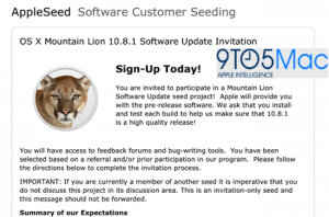 Apple invia il primo upgrade per Mountain Lion agli sviluppatori