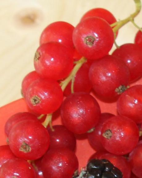 Crostata con frutti rossi, pesche tabacchiere e crema al limone