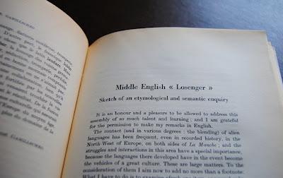 Middle English “Losenger”, edizione del 1951