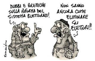 Riforma elettorale: alla gente non gliene frega gnente!