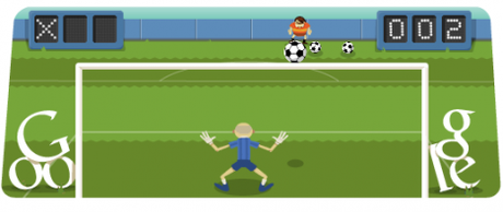 Da Google un doodle dedicato al calcio di Londra 2012