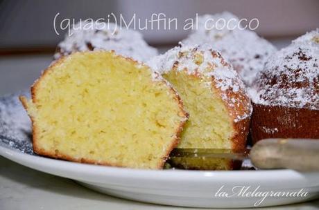 Quasi muffin rapidissimi al cocco