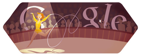 Google doodle Ginnastica Ritmica - Londra 2012