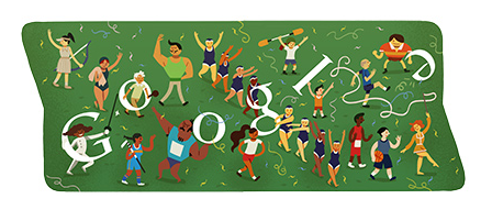 Google doodle Londra 2012 - Cerimonia di Chiusura