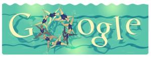 Google doodle - Londra 2012 Nuoto sincronizzato