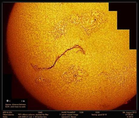 NASA: misteriosa fascia scura compare sul Sole