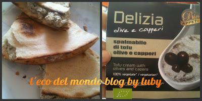 PIADINA CON CREMA DI OLIVE E CAPPERI