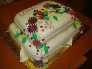 torta, cup cake e mini cake x 40 anni