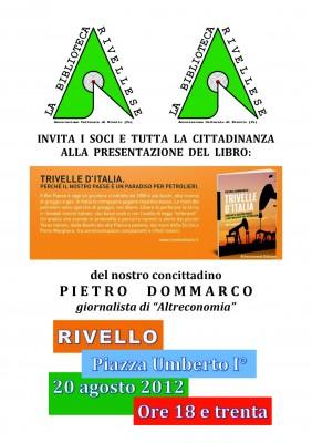 Iniziativa a Rivello sulle estrazioni petrolifere