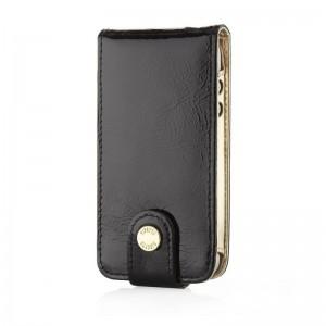 Custodia di pelle per iPhone 4 / 4S Pipetto Luxury