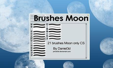 moon and stars brush free