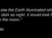 Terra illuminata osservata dalla