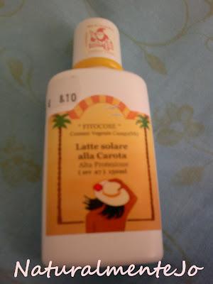 RECENSIONE: LATTE SOLARE ALLA CAROTA SPF 27 FITOCOSE