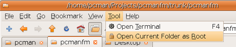 PCManFM è un file manager per Linux, pensato come alternativa leggera a Nautilus.