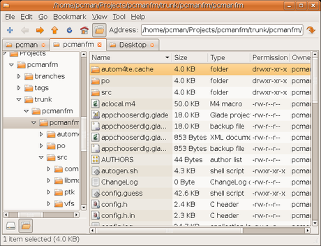 PCManFM è un file manager per Linux, pensato come alternativa leggera a Nautilus.