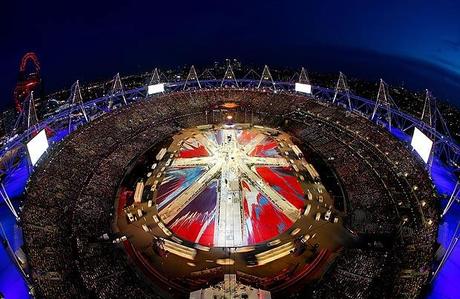 View over the Olympic Stadium for tonight's Closing Ceremony