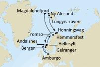Diario di viaggio, crociera “Oltre Capo Nord”, Costa Pacifica, Costa Crociere (III). Navigazione e Tromso.