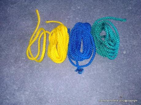 DIY rope's necklace