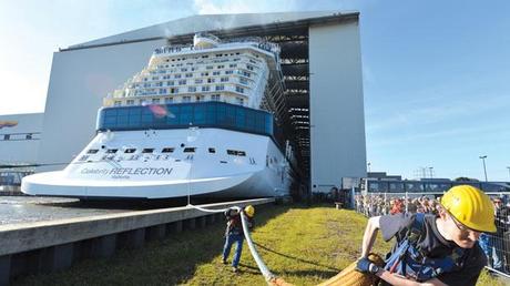 Esce dai cantieri Celebrity Reflection, nuova ammiraglia di Celebrity Cruises (Video)