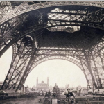 Under the eiffel tower