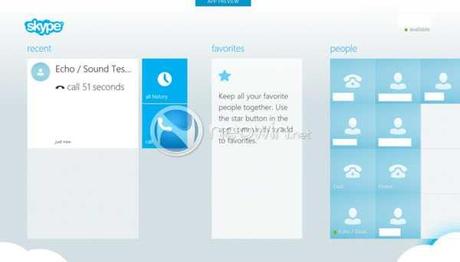 Skype per Windows 8 primi screenshots leak in rete!