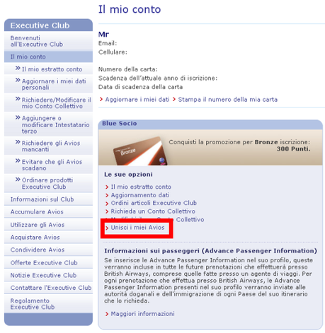 1000 punti Avios gratis con codice BMI!