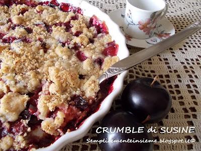 Crumble di susine