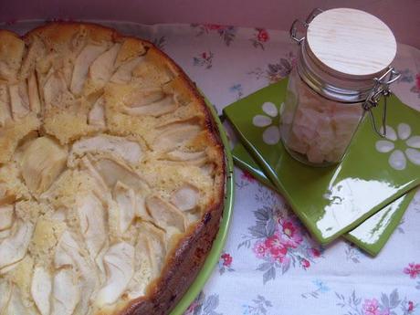 torta di mele e lime allo yogurt