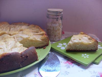 torta di mele e lime allo yogurt