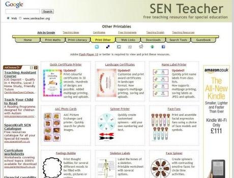 MATERIALI UTILI SU “SEN Teacher”