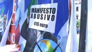 Rifondazione Comunista interviene su manifesti elettorali abusivi