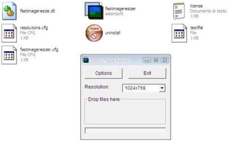 Fast Image Resizer - software gratuito per ridimensionare gruppi di immagini