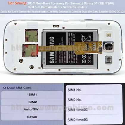 Galaxy S3 Dual Sim : Adattatore 2Sim per Samsung