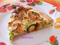 Quiche di zucchine e taleggio