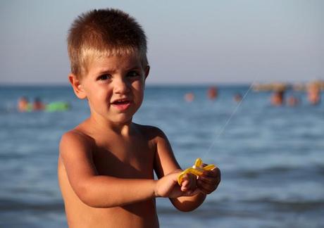 Angolo fotografico: l'acquilone in spiaggia!