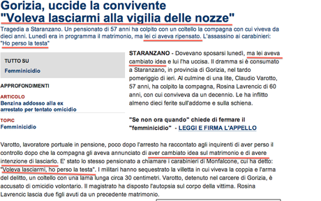 Articoli irrispettosi che giustificano i femminicidi: l’Ordine dei Giornalisti del Trentino Alto Adige interviene