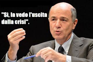 Passera come Monti: “Vedo anch'io l'uscita dalla crisi”.