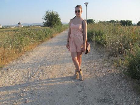 Flying in a wheat field