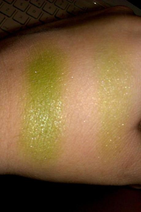 Beauty Pics #32 NYX eyeshadow in Bright Green – 133A
