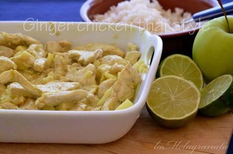 Ginger chicken Thai style