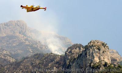 POSITANO IN FIAMME:   IL TERZO GIORNO