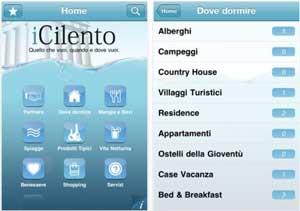 iCilento per viaggiare con iPhone