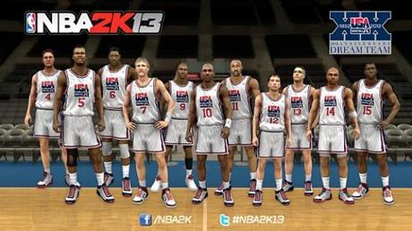 NBA 2K13, l’original Dream Team del 1992 e la Nazionale Usa del 2012 saranno presenti