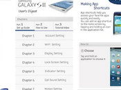 Manuale online Galaxy SIII l’app GALAXY User’s Digest