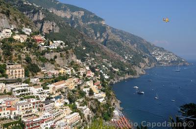 INCENDIO su Positano ... Intervista a  Giuseppe Guida